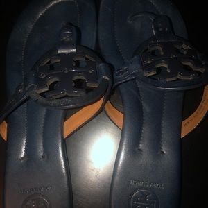Tory Burch Miller flats in Navy. Size 8.5.